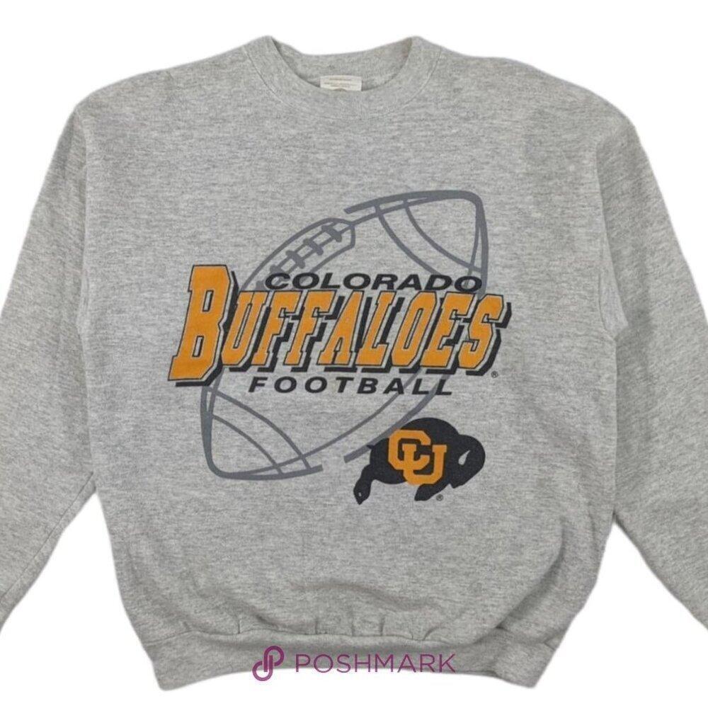 Colorado Buffaloes Cu Buffs Ncaa Football Retro Crewneck Sweatshirt